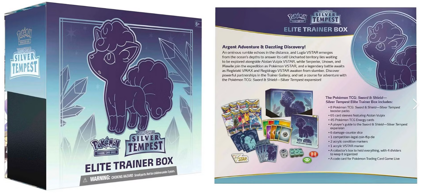 Silver Tempest Elite Trainer Box - SWSH12: Silver Tempest (SWSH12)