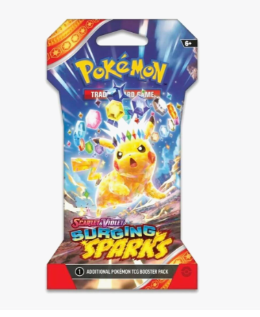 Pokemon Surging Sparks Sleeved Booster Pack - SV08: Surging Sparks (SSP)