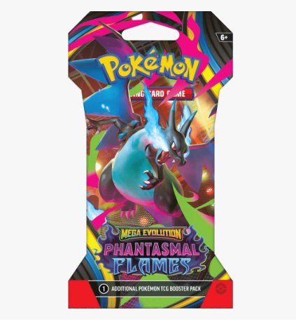 Phantasmal Flames Pokemon Sleeved Booster Pack - ME02: Phantasmal Flames (PFL)