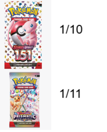 PokiPearls Pokemon Mystery Packs (Includes 4 English Pokemon packs and 1 Mystery English Pack)