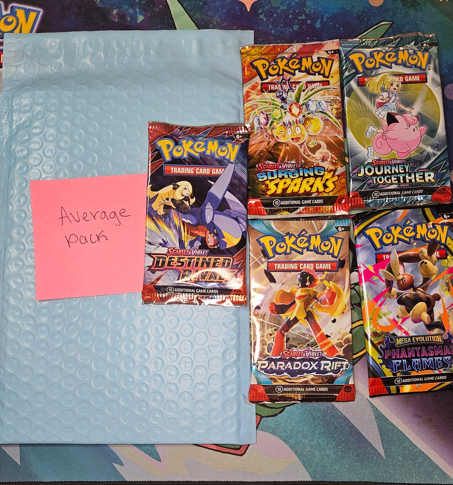 PokiPearls Pokemon Mystery Packs (Includes 4 English Pokemon packs and 1 Mystery English Pack)