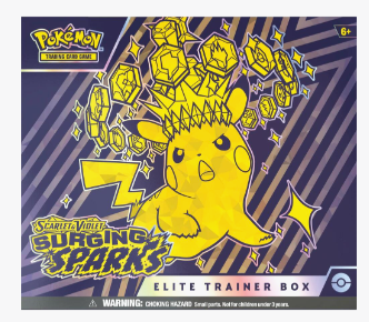 Pokémon Surging Sparks Elite Trainer Box - SV08: Surging Sparks (SSP)